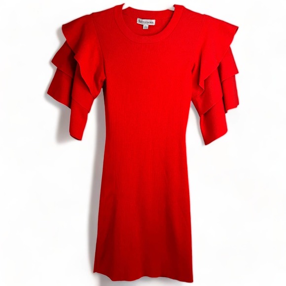 SettleDown Bodycon Sweater Dress Stretchy Sz Large - Picture 1 of 6